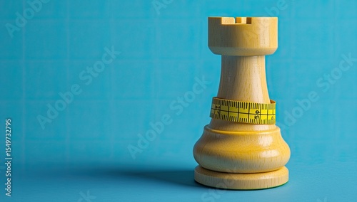 Chess piece measured