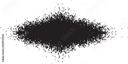Abstract Black Ink Spray Texture Background Design Element