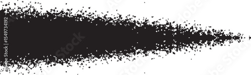 Abstract Black Ink Spray Texture Background Design Element