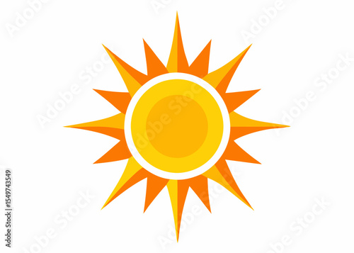 Sunshine Graphic Design Sun, Summer sun in sunglasses sneezing Creative vector cartoon illustration