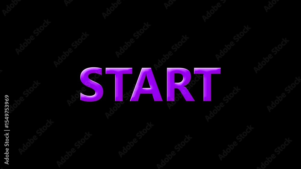 Start advertisement promo text animation video. High-quality 4K footage Start advertisement promo text animation video. High-quality 4K footage