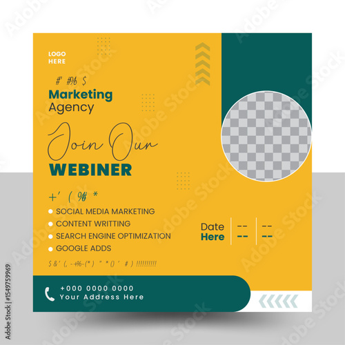 Digital business marketing banner for social media post template, Creative Corporate & Business Flyer Poster Template Design, abstract business flyer, vector template design Corporate unique flyer.