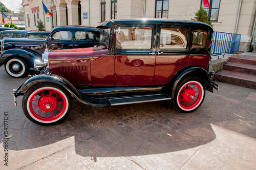 old car in the street
