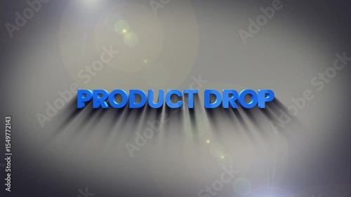 Product Drop – 3D Animated Marketing Announcement in 4K