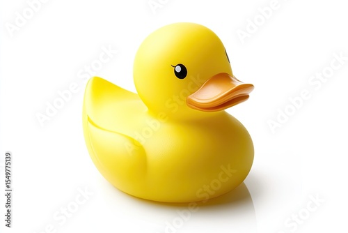Yellow rubber duck, profile view (2)