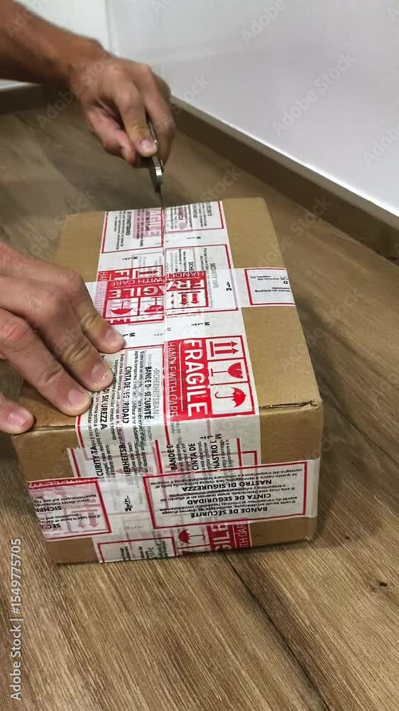 Abrir paquete frágil 