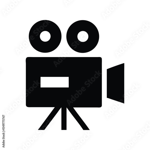 Film Camera Flat Icon Vector, Retro Photography Classic Analog Equipment Symbol