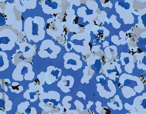 Grunge Macro Elements Jaguar Animal Skin Furry Vector Art Hand drawn, Leopard, Cheetah Skin Abstract shapes, vivid bright colors, trendy suitable for print on surface all over print seamless pattern 
