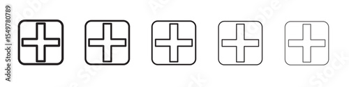 Add Icon vector illustration isolated