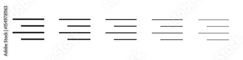 Align icon vector illustration isolated