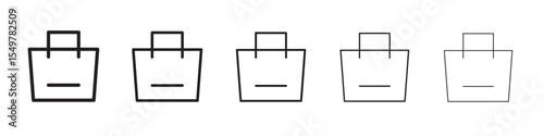 Bag icon vector illustration isolated