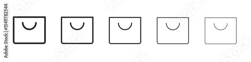 Bag icon vector illustration isolated
