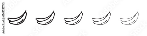 Banana icon vector illustration isolated