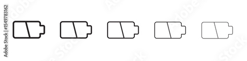 battery icon vector illustration isolated
