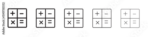 Calculator icon vector illustration isolated