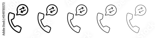 Call back icon vector illustration isolated