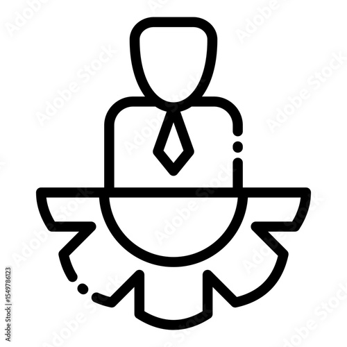 management icon vector for technology ui ux