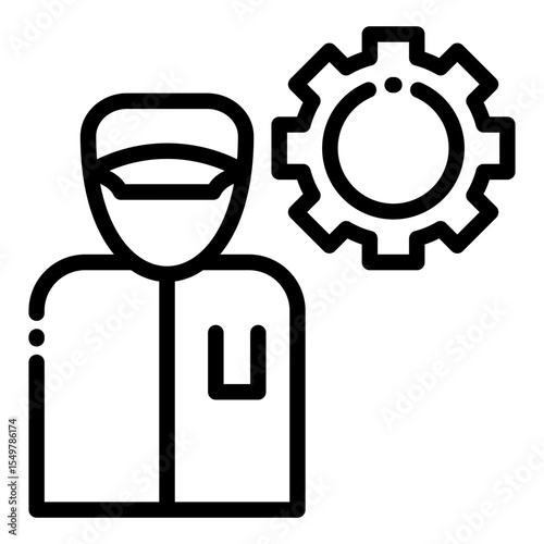 craftsman icon vector for technology ui ux