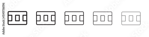 carousel icon vector illustration isolated