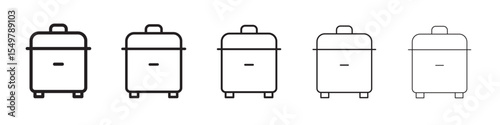 Cooker icon vector illustration isolated