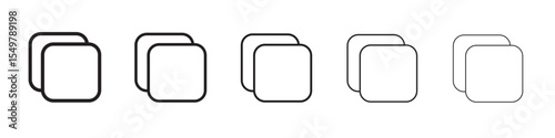 Copy icon vector illustration isolated