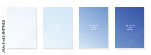 Gradient template background for cover, poster and flyer