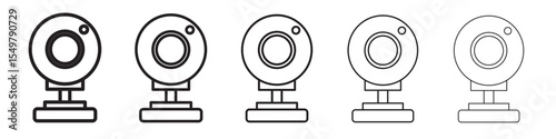 Digital Webcam icon vector illustration isolated