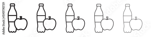Diet drink icon vector illustration isolated