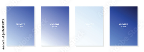 Gradient template background for cover, poster and flyer