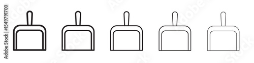 Dustpan icon vector illustration isolated