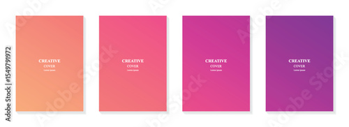 Gradient template background for cover, poster and flyer