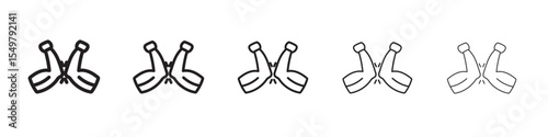 elbow greeting icon vector illustration isolated