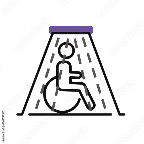 Accessible Shower Icon