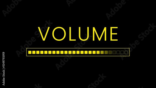 Animation of turning up speaker volume with alpha channel