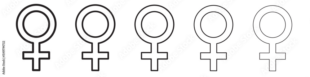 Fototapeta premium Female icon vector illustration isolated