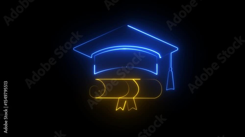 Graduate Hat Icon | Education & Success Symbol