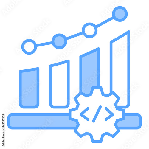 Metrics Blue Icon