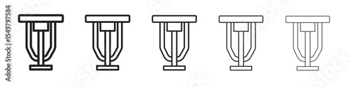 fire sprinkler icon vector illustration isolated