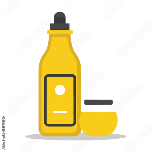 mayonnaise sauce bottle icon isolated on white background	
