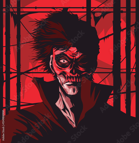 masked man in the opera theater