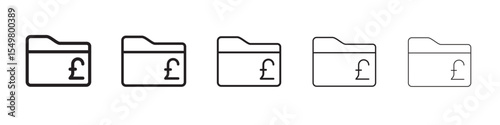 Folder pound icon vector illustration isolated