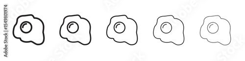 Fried egg icon vector illustration isolated