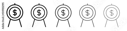 Funds hunting icon vector illustration isolated