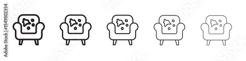 Furniture dry cleaning icon vector illustration isolated