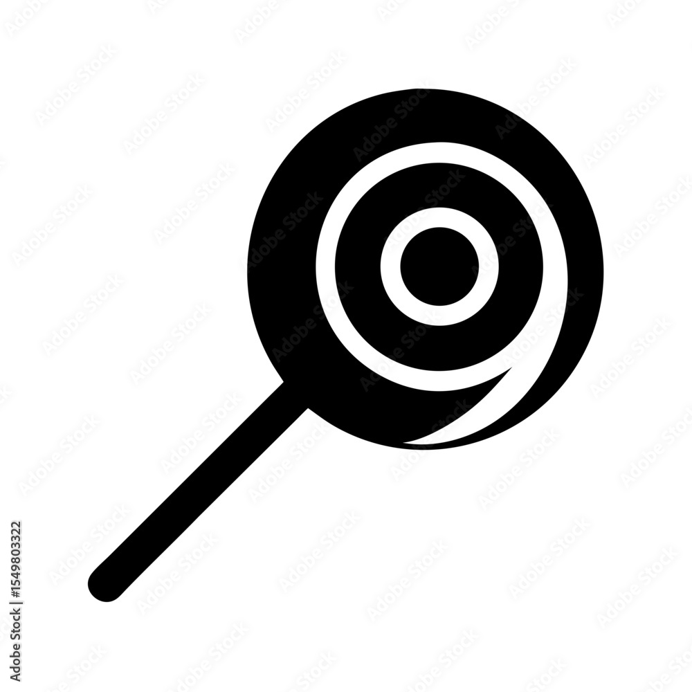 Lollipop Icon Vector | Black Spiral Candy Clipart | Sweet Treat Silhouette | Swirl Sugar Pop Outline Design | Dessert Snack Confectionery Symbol Art Lollipop Icon Vector | Black Spiral Candy Clipart | Sweet Treat Silhouette | Swirl Sugar Pop Outline Design | Dessert Snack Confectionery Symbol Art