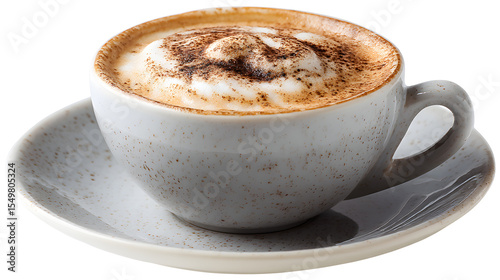 Delicious Cappuccino with Chocolate Sprinkles

