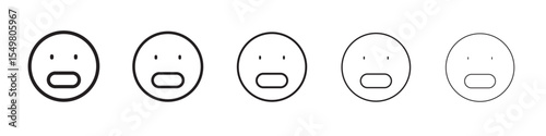 Grimacing icon vector illustration isolated