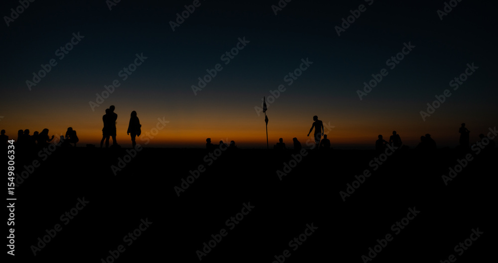 Fototapeta premium Sunset in Zicatela Puerto escondido