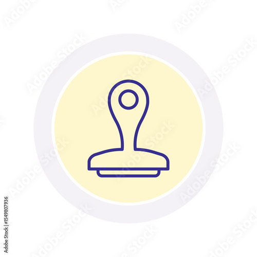 Ink Stamp vector, pixel perfect, illustrator file 

