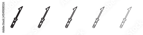 harpoon icon vector illustration isolated